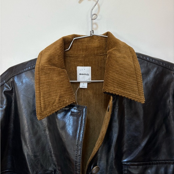 NWOT Maeve Patent Chore Jacket Size Small - Picture 7 of 15